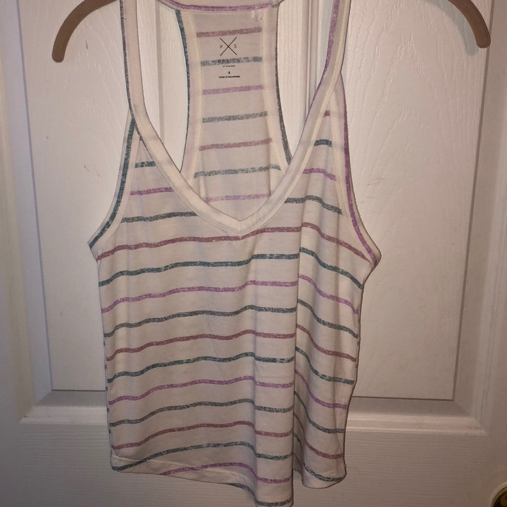 Pac Sun Basics Striped Tank Top